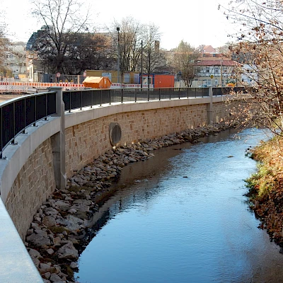 Stützwand Werdau