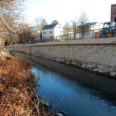 Stützwand Werdau